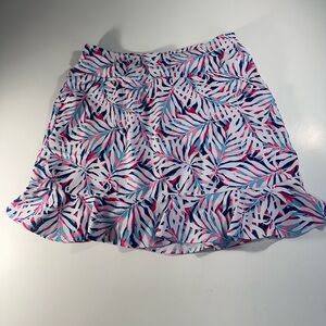 NWT Moteepi Tropical Lead Print Skort Women’s Small Colorful Activewear